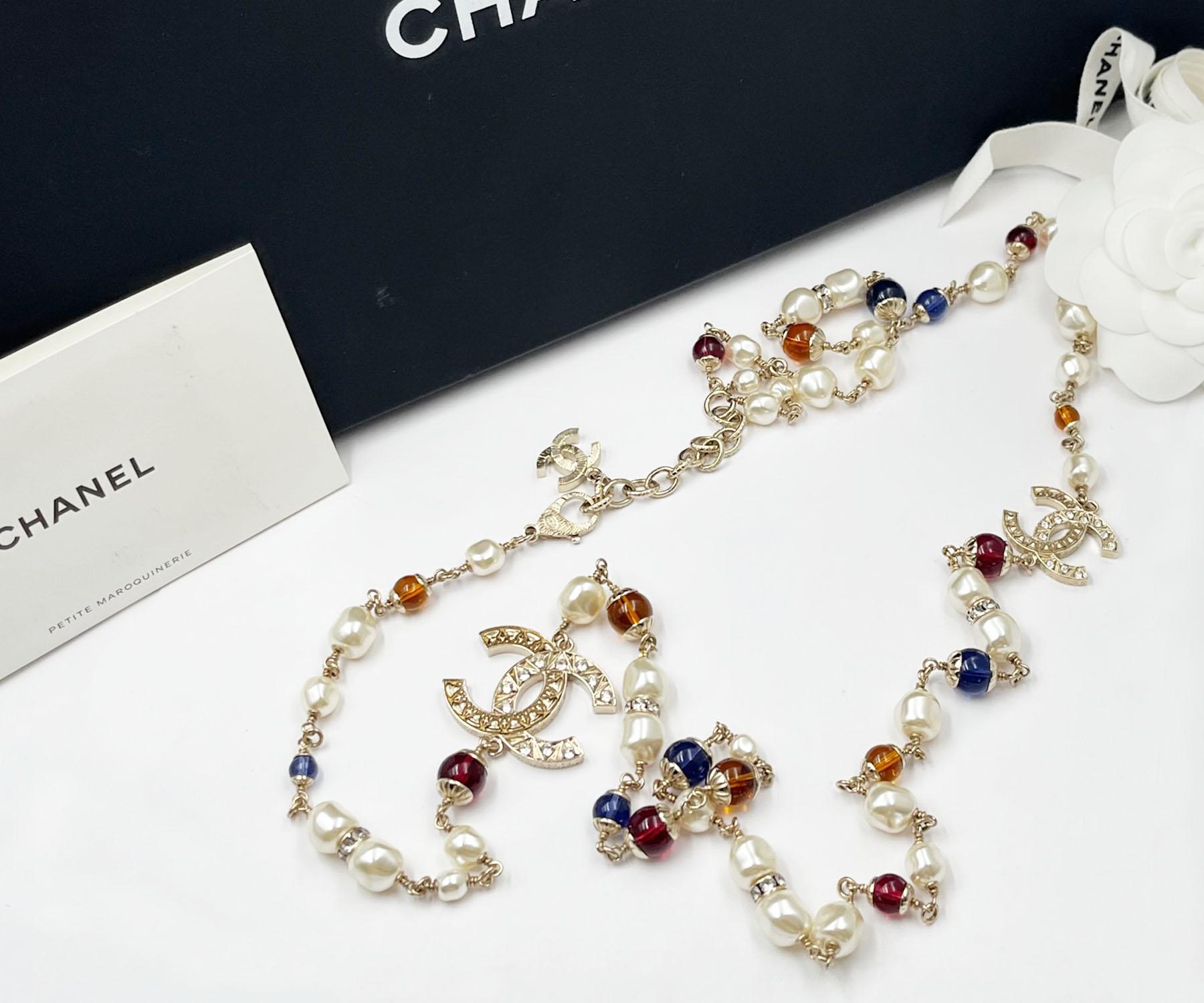 chanel brand necklace