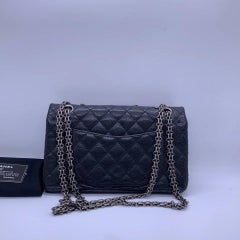 Chanel Brasserie 2.55 Reissue 225 Flap Bag Black Utensil Charms Rare