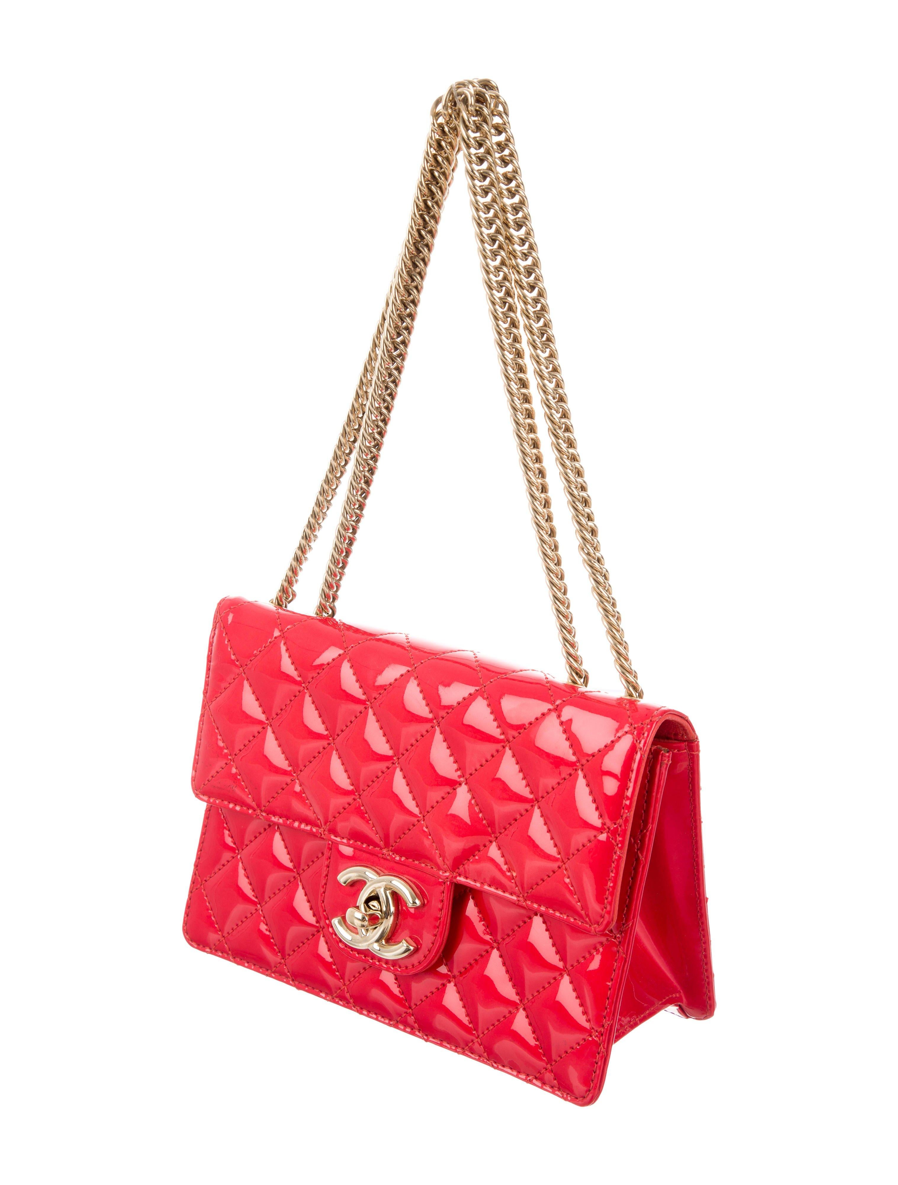 chanel red bag