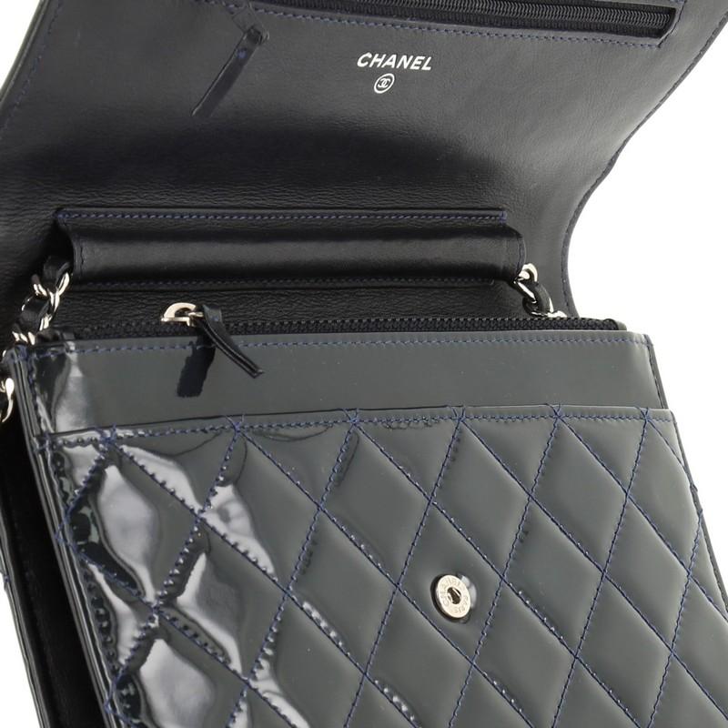 Chanel Brilliant Wallet on Chain Quilted Patent 2