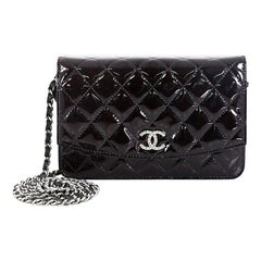Chanel Brilliant Wallet on Chain Quilted Patent
