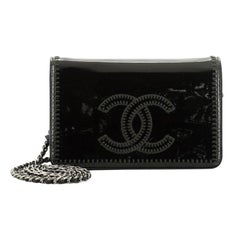 Chanel Brilliant CC Wallet on Chain Stitched Patent Chanel Brilliant CC Wallet on Chain Stitched Patent