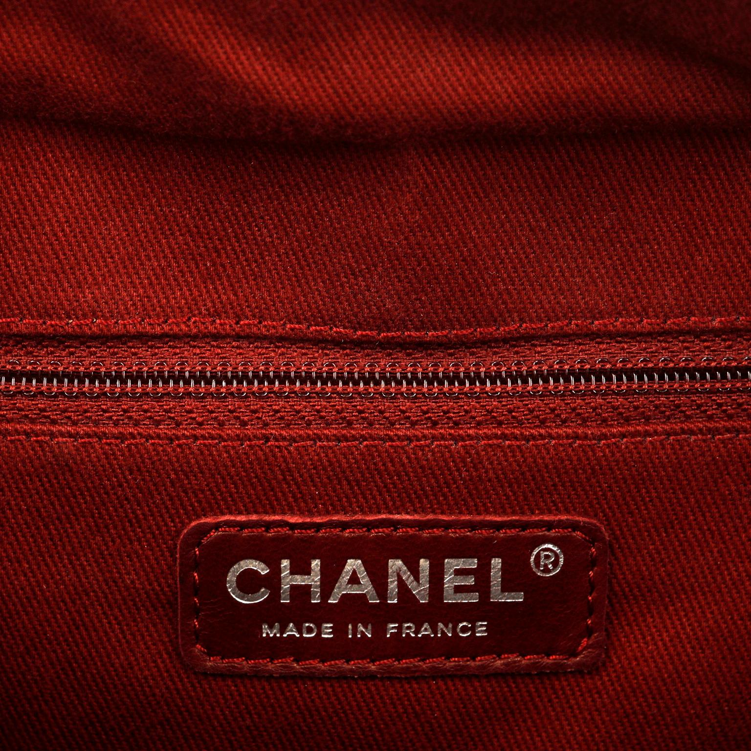 Brown Chanel Bronze Lambskin Cambon Camera Bag  For Sale