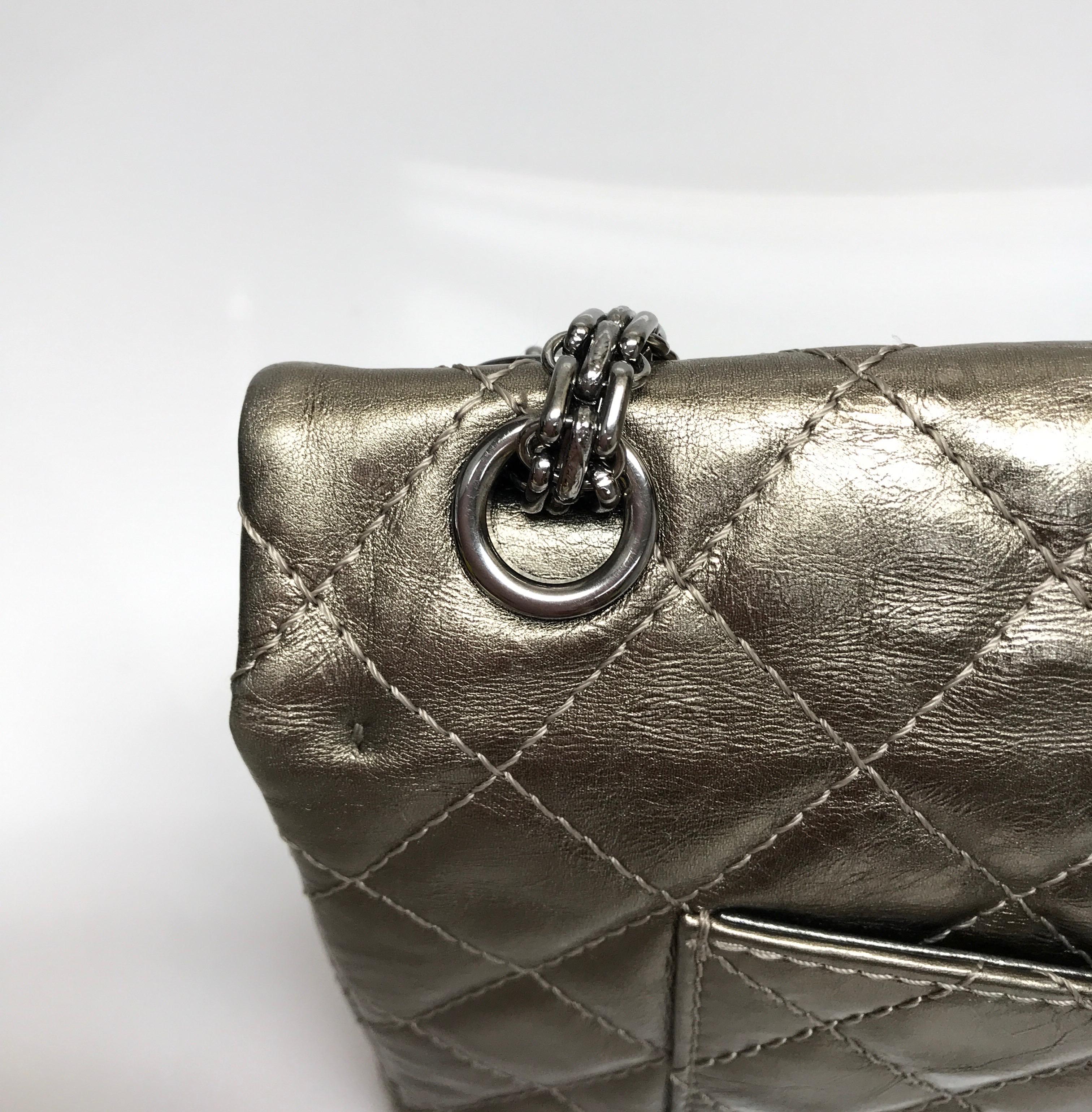 Women's Chanel bronze metallic Re-issue 226 handbag