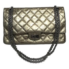 Chanel bronze metallic Re-issue 226 handbag