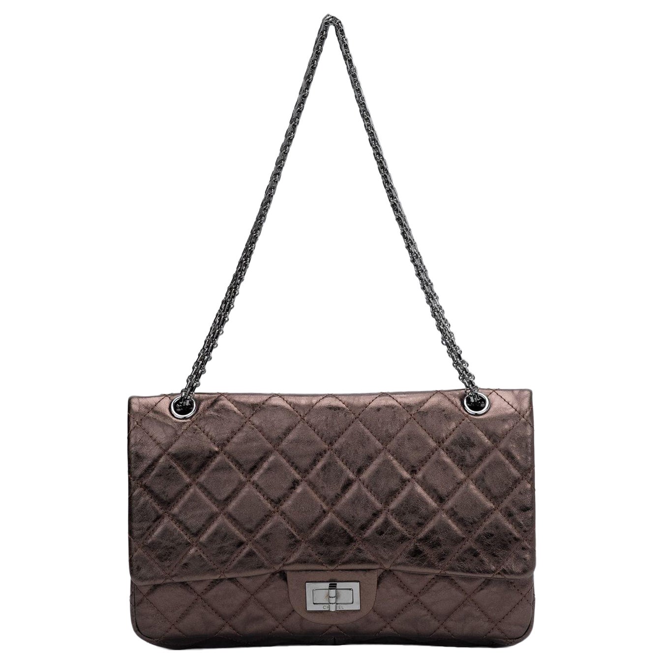 Chanel Bronze Reissue Jumbo Double Flap
