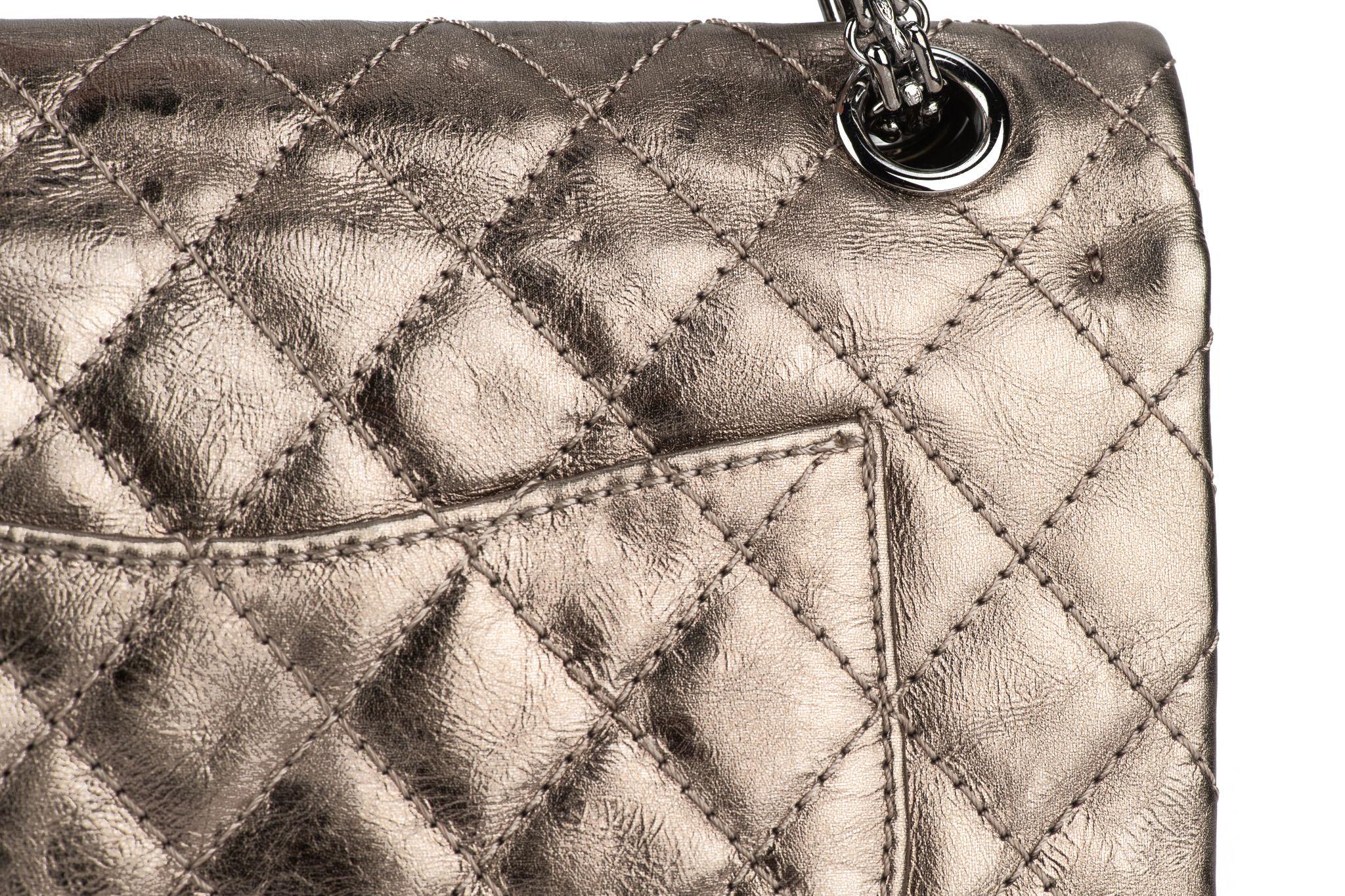 Chanel Bronze Reissue Medium Flap Bag For Sale 7