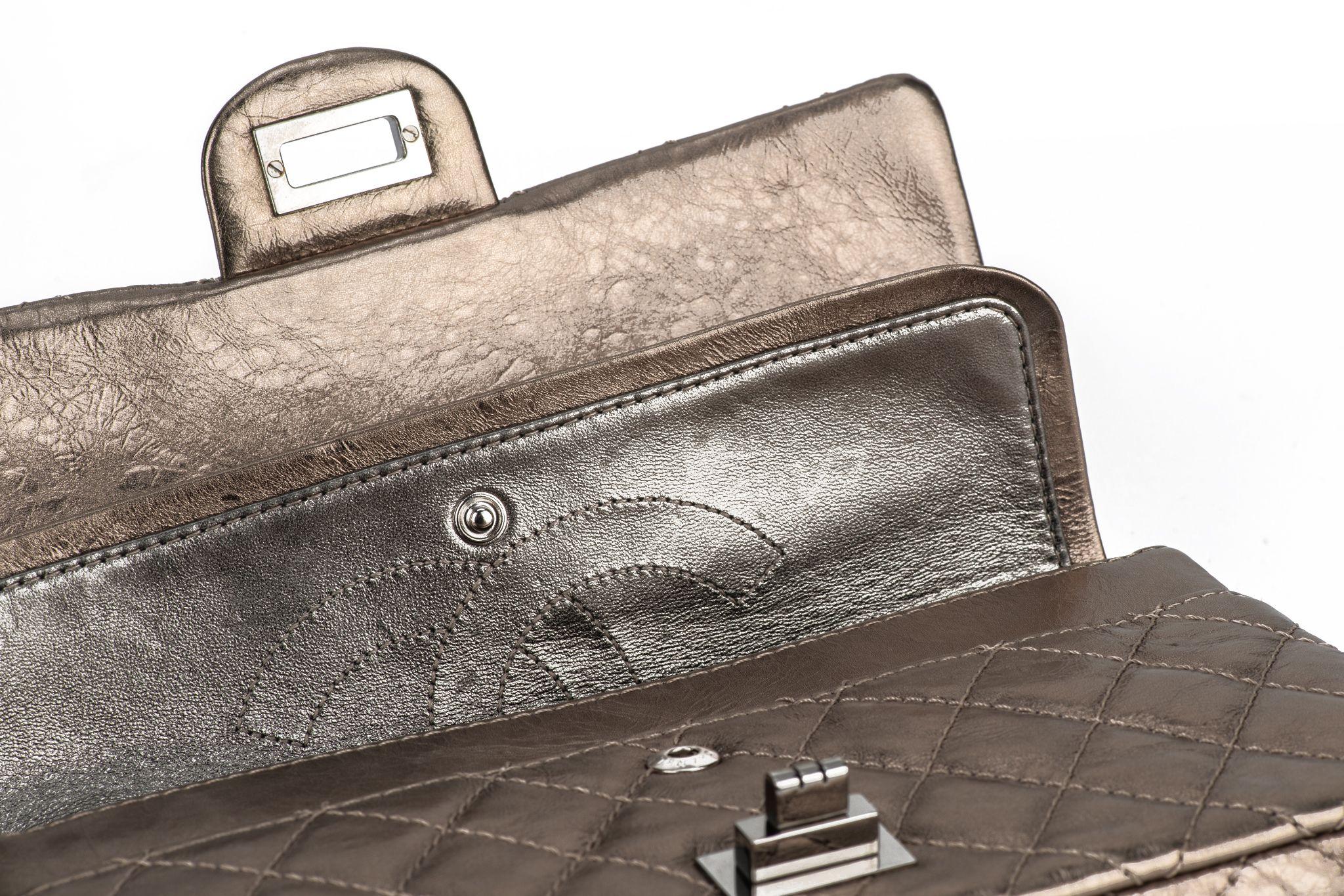 Chanel Bronze Reissue Medium Flap Bag For Sale 10