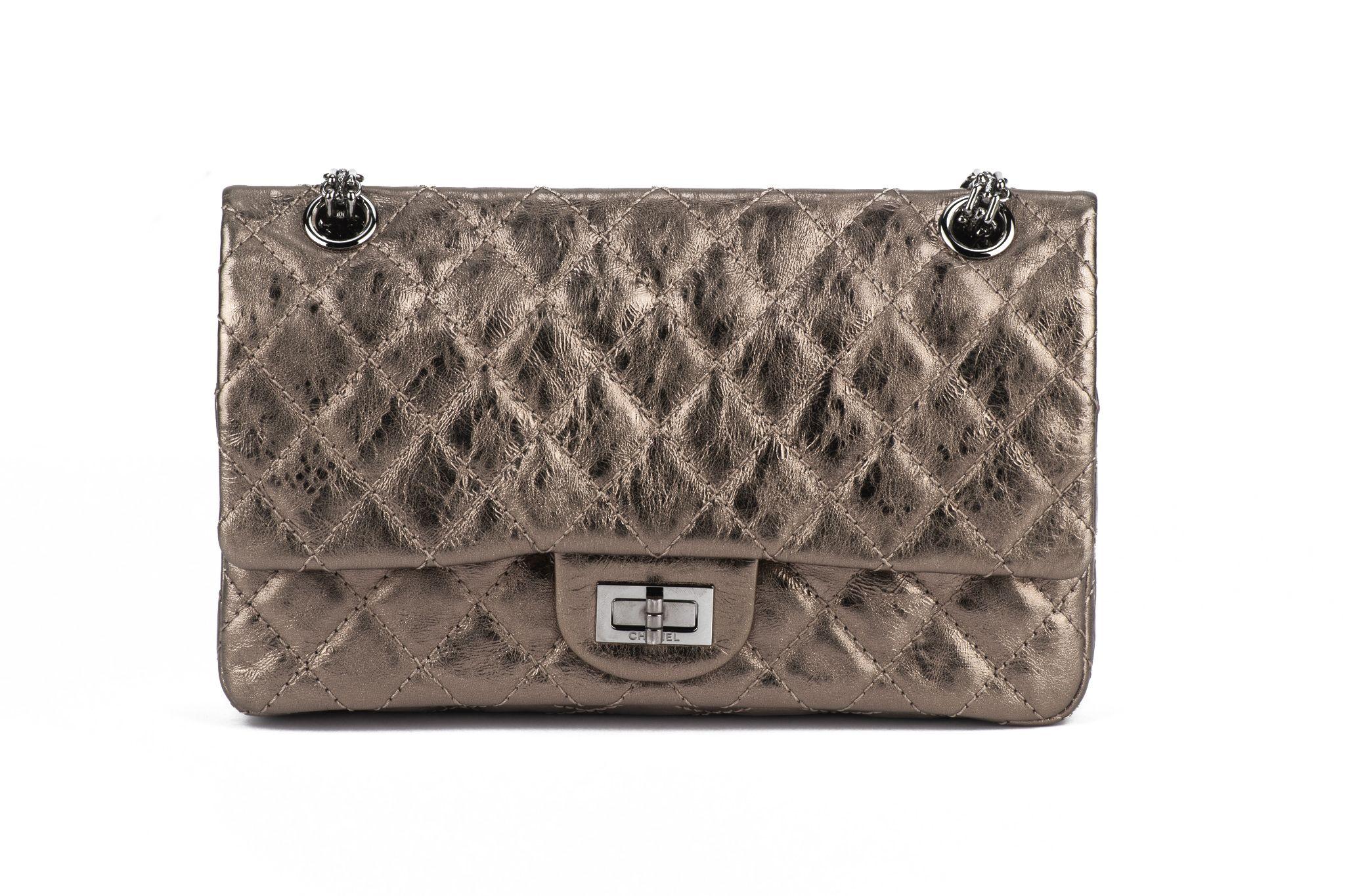 Chanel Bronze Reissue Medium Flap Bag For Sale 1