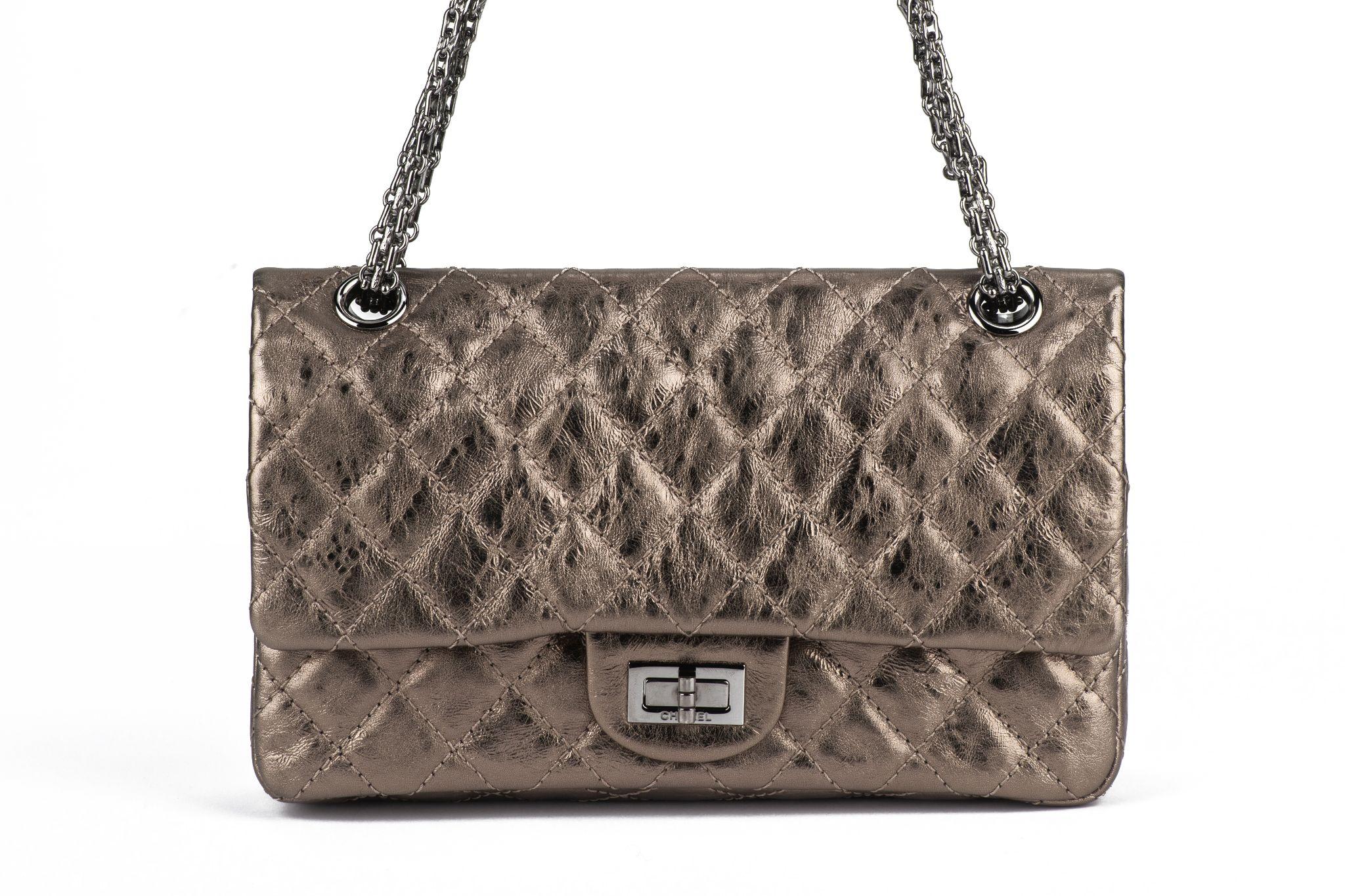 Chanel Bronze Reissue Medium Flap Bag For Sale 2