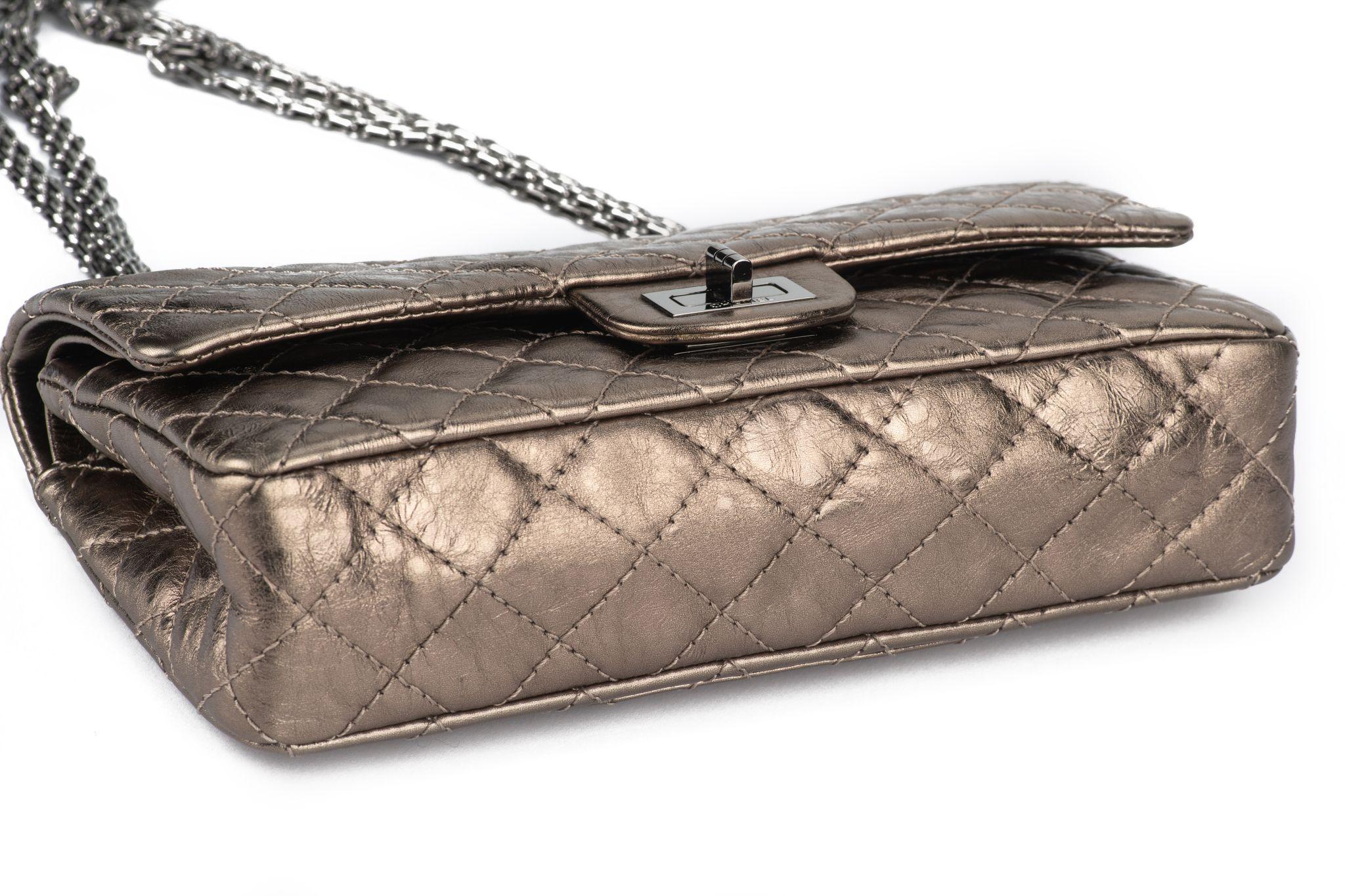 Chanel Bronze Reissue Medium Flap Bag For Sale 3