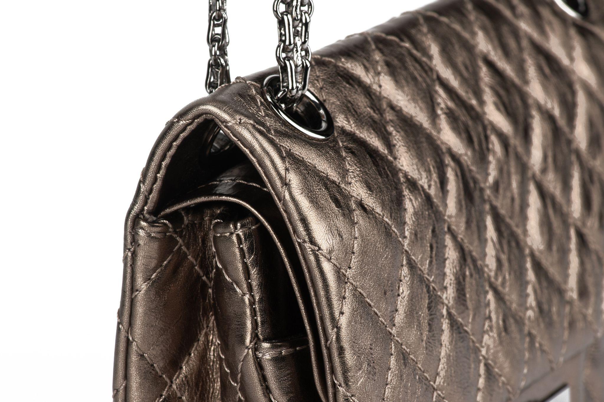 Chanel Bronze Reissue Medium Flap Bag For Sale 4