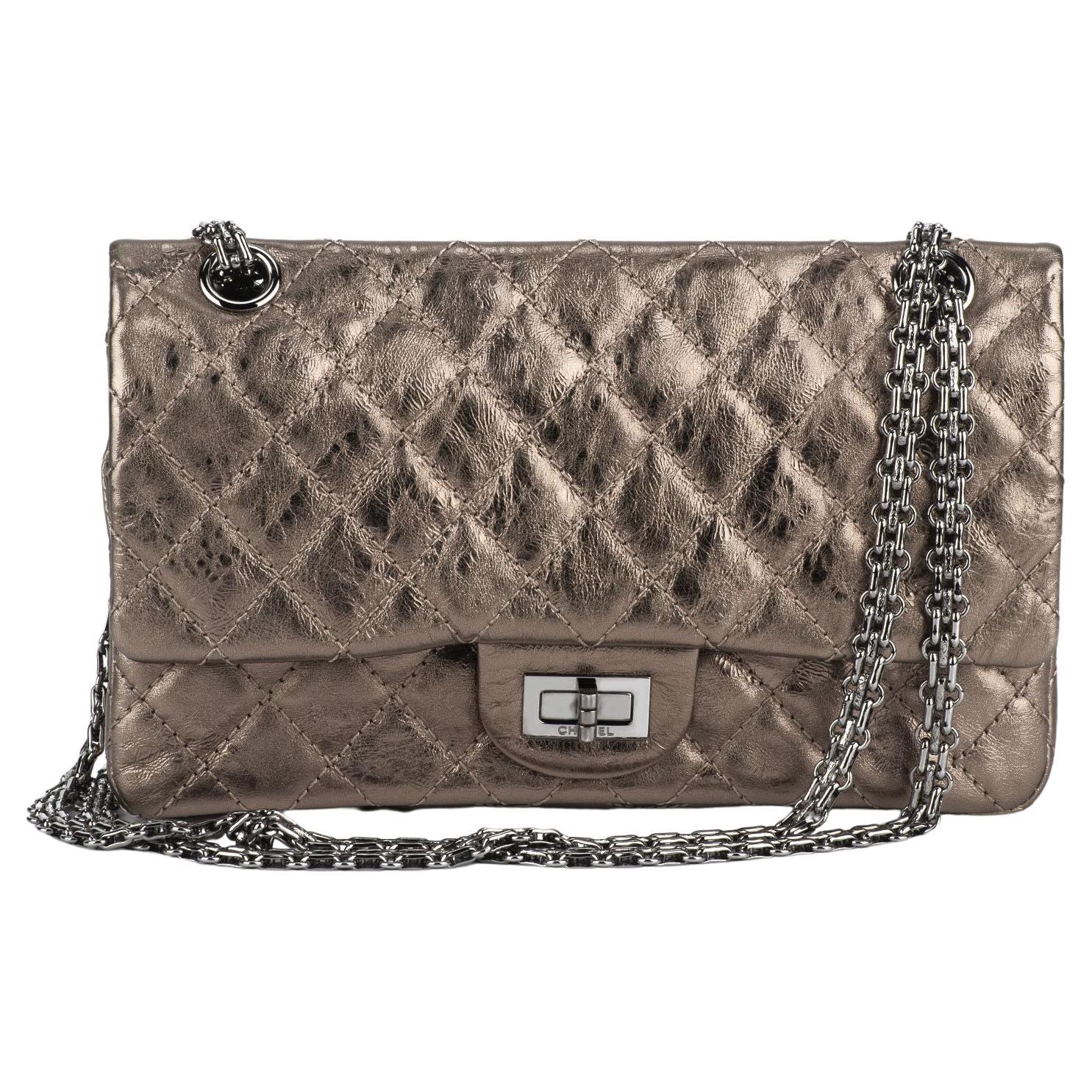 Chanel Bronze Reissue Medium Flap Bag For Sale