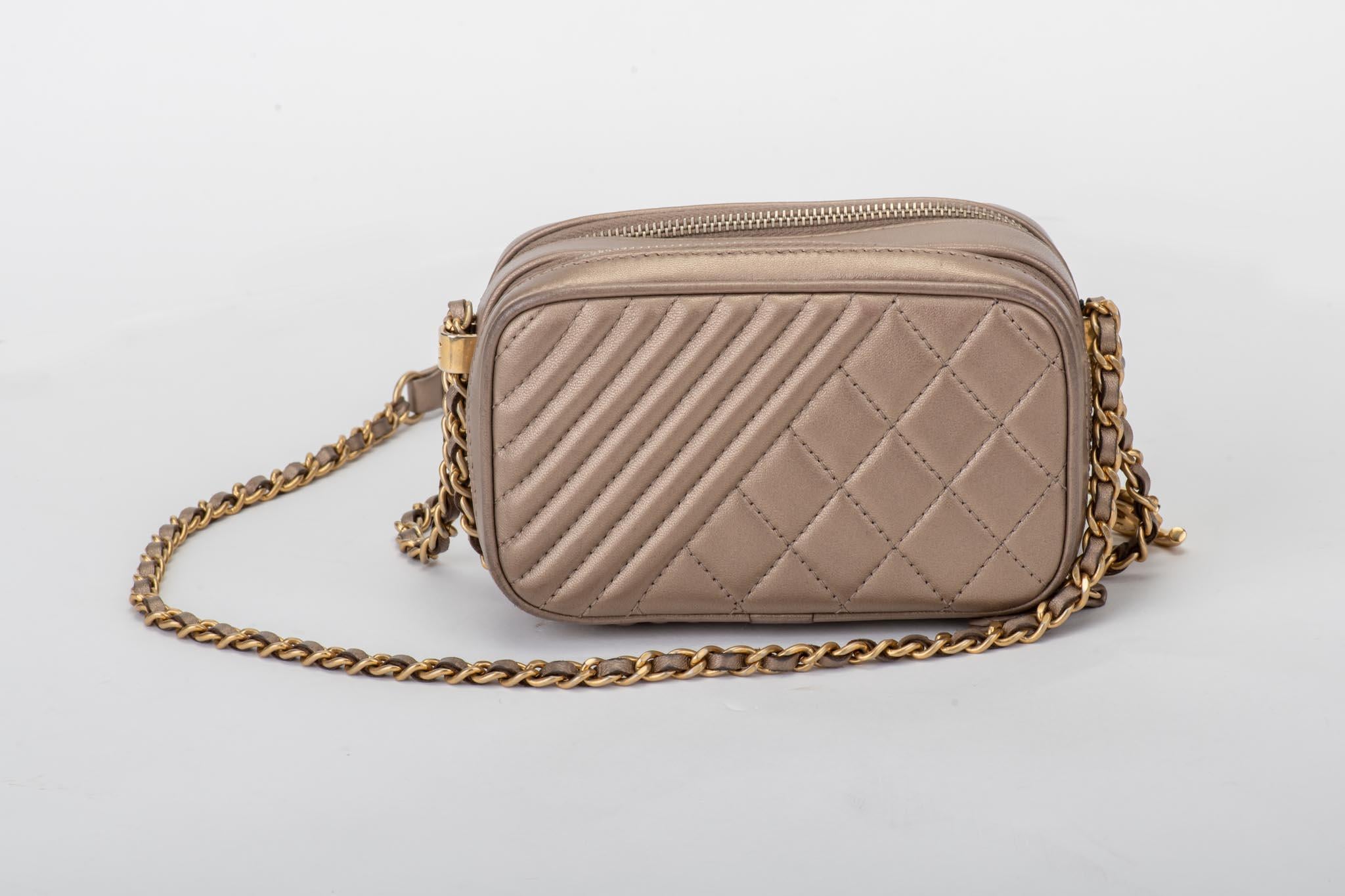 Chanel Bronze Soleil Crossbody Bag For Sale at 1stDibs | bronze ...