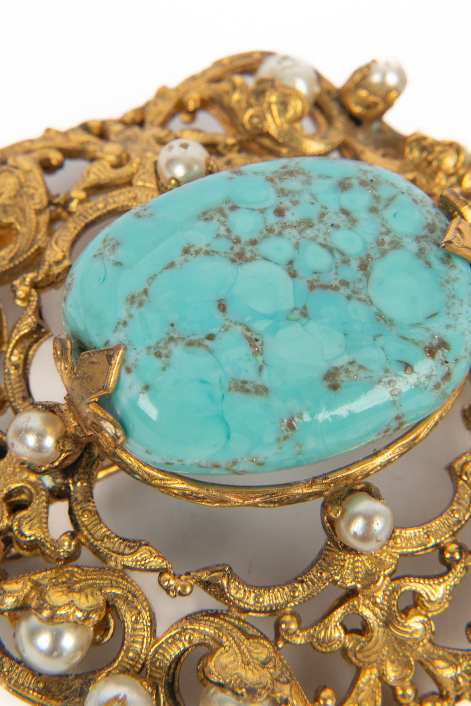 Spilla Chanel epoca Coco in vendita 3