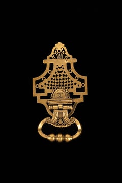 Chanel brooch 'door-knocker' Winter 1989
