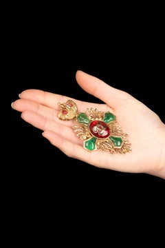 Broche Chanel Haute Couture par Karl Lagerfeld Winter 1986