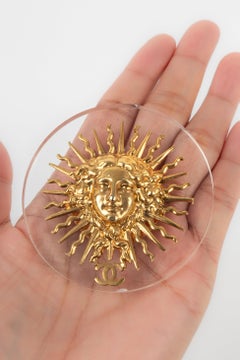 Chanel Brooch Haute Couture with Transparent Lucite