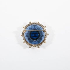 Chanel Brooch Nautical "La Pausa" 2019 Cruise Collection CC Blue