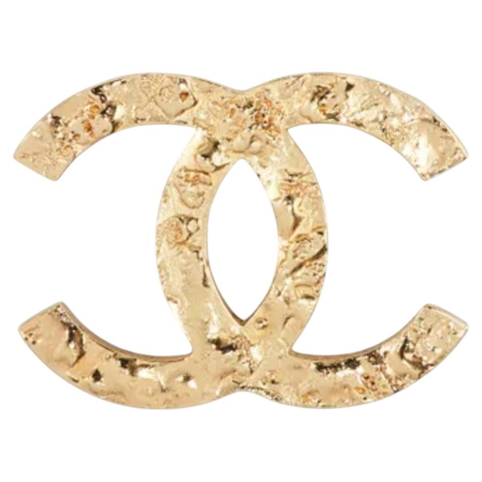 Chanel Brosche Anspruchsvoll & sammelbar Metall-Logo CC Brosche gold