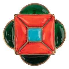Chanel Brooch with Glass Paste, 2008 Chanel Brooch with Glass Paste, 2008