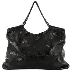 Chanel Brooklyn Tote Leather Patchwork Large