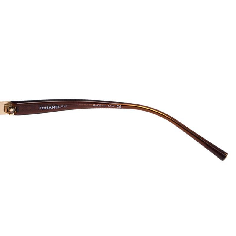 brown rimless sunglasses