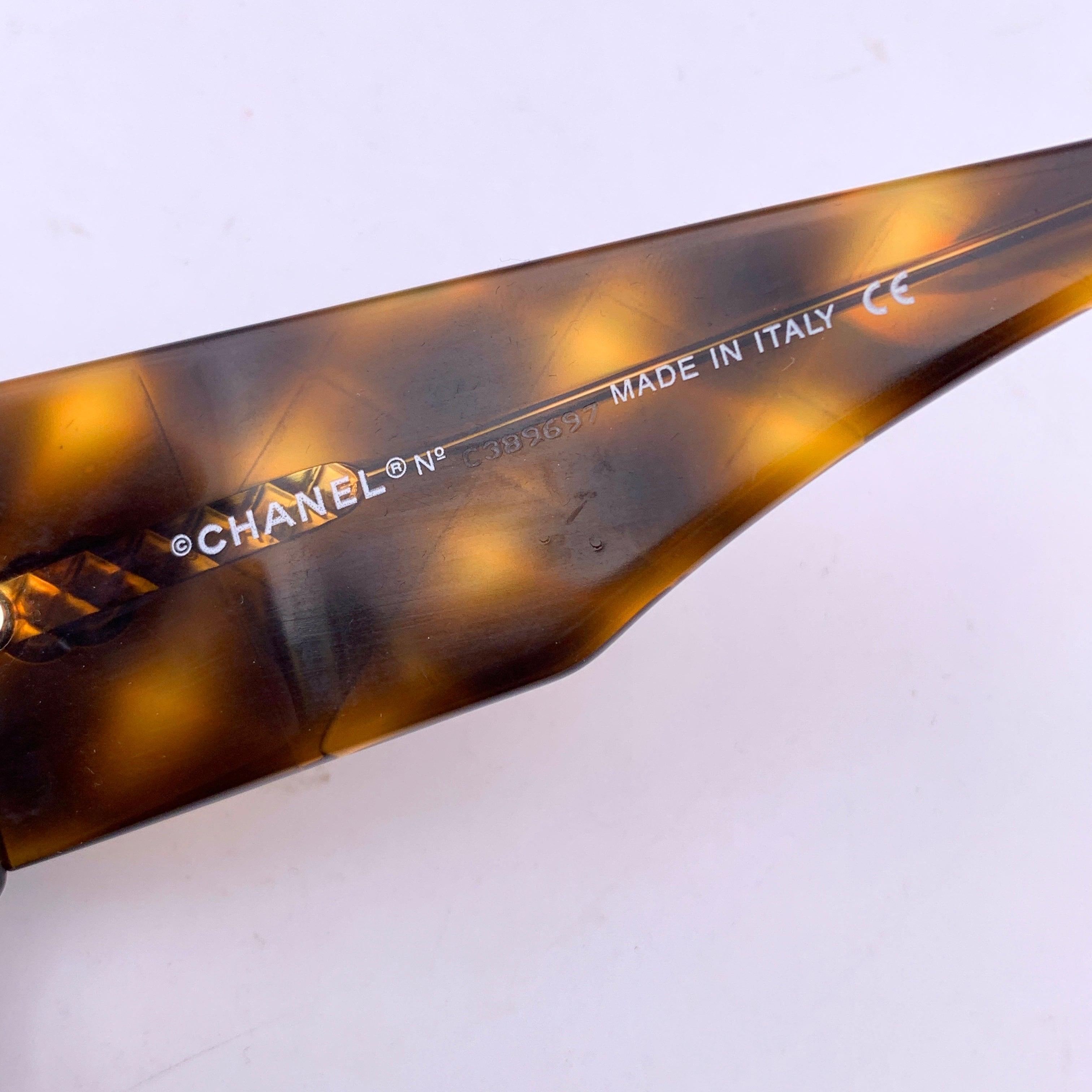 Chanel Brown Acetat 5019 Damen Sonnenbrille 53/19 135mm im Angebot 1