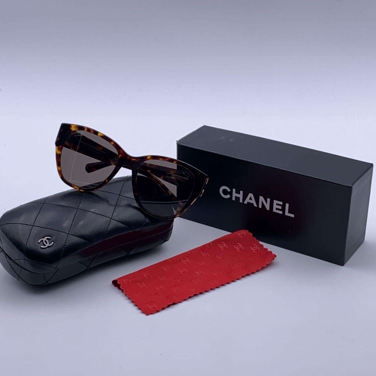 Chanel Brown Acetate 5412 Polarized Sunglasses 54/19 140 mm 1
