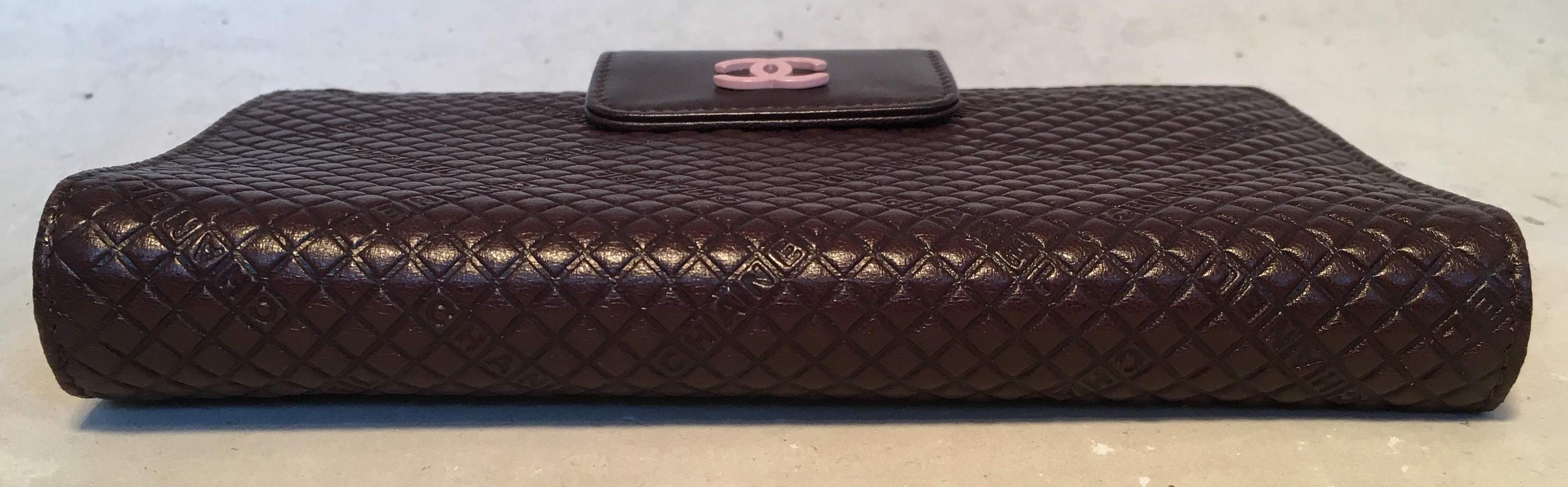brown chanel wallet