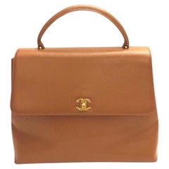 Chanel Brown Caviar “Kelly” Bag