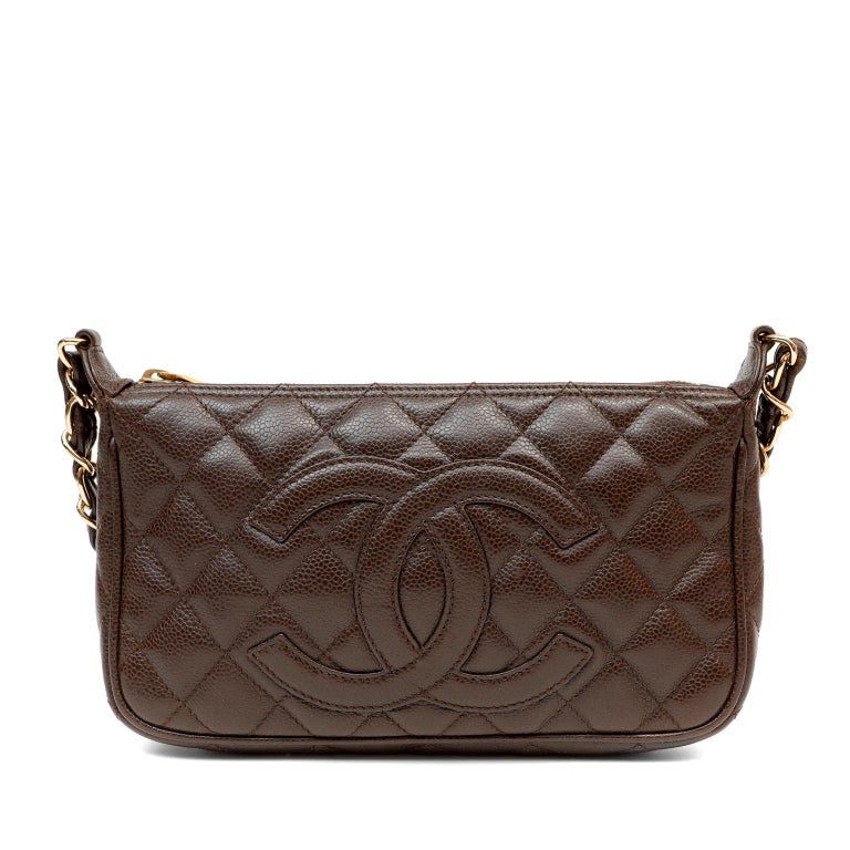 Chanel Brown Caviar Leather Timeless CC Shoulder Bag For Sale at 1stDibs   chanel timeless cc shoulder bag, chanel caviar quilted timeless cc shoulder  bag, chanel timeless shoulder bag