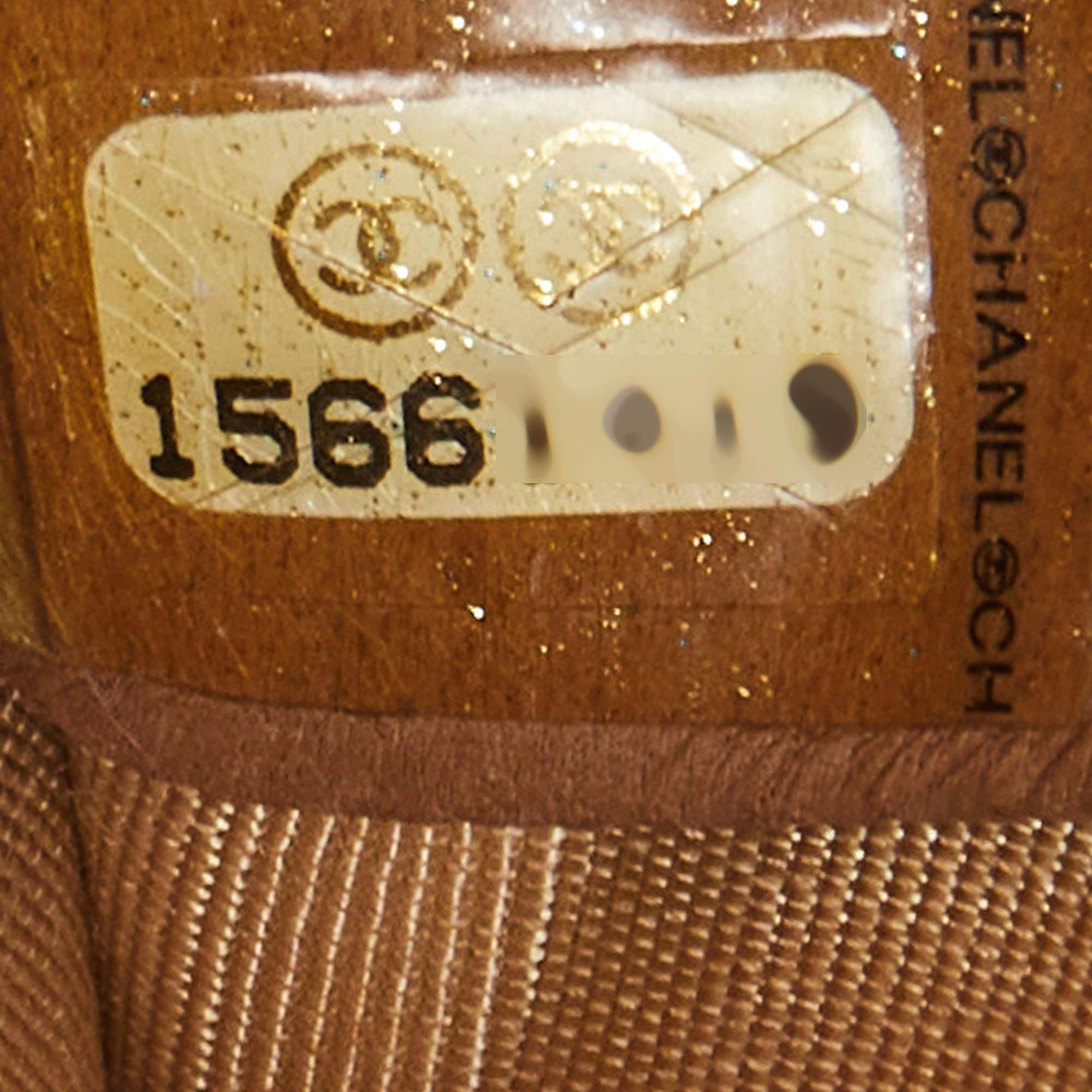 Chanel Brown Chevron Leather Medium Gabrielle Flap Bag 4