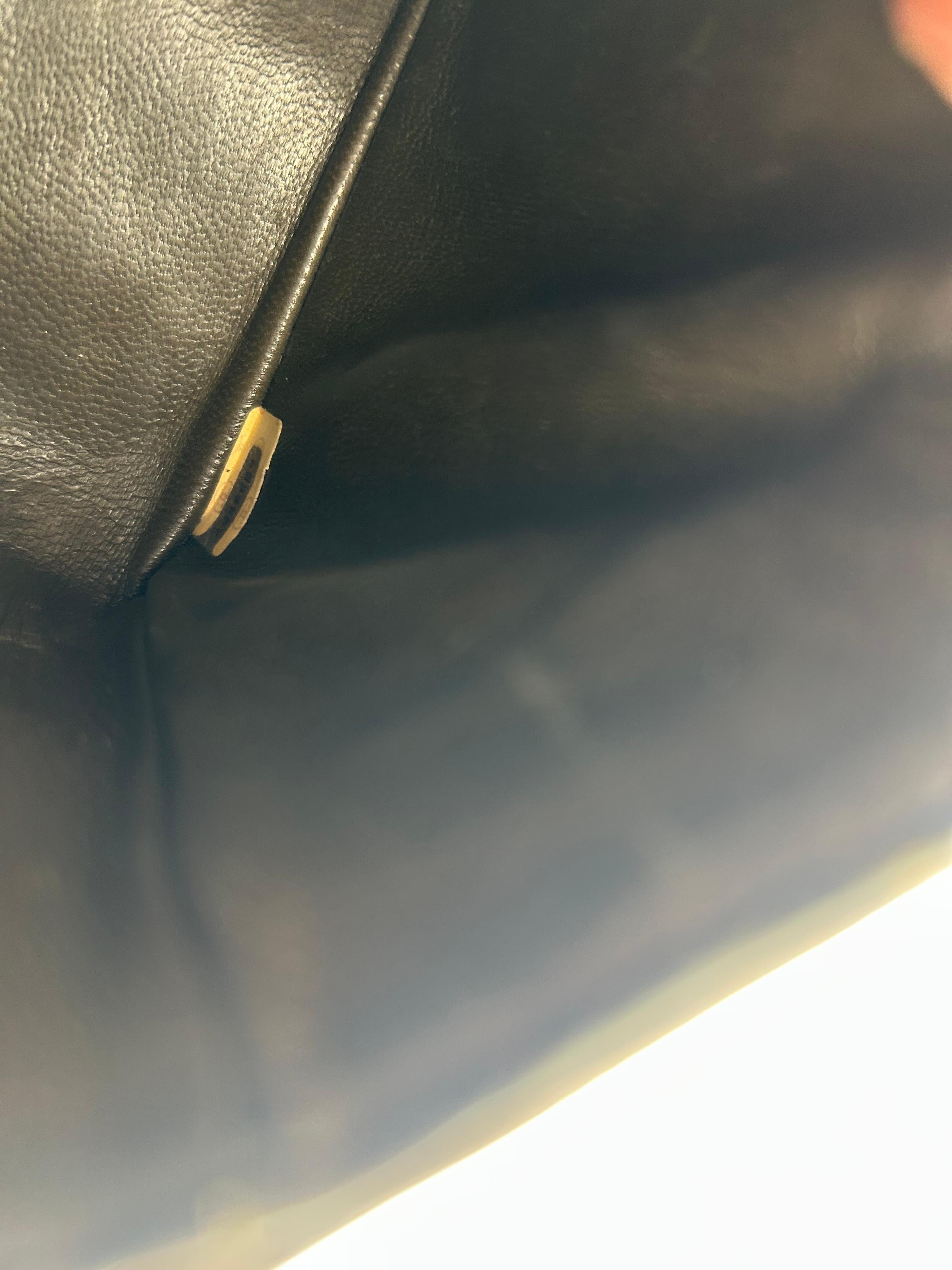 Chanel Brown Classic Lizard Leather Flap Bag 1996 For Sale 10