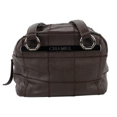Chanel Brown Grained Leather Bowling Bag, 2004/2005