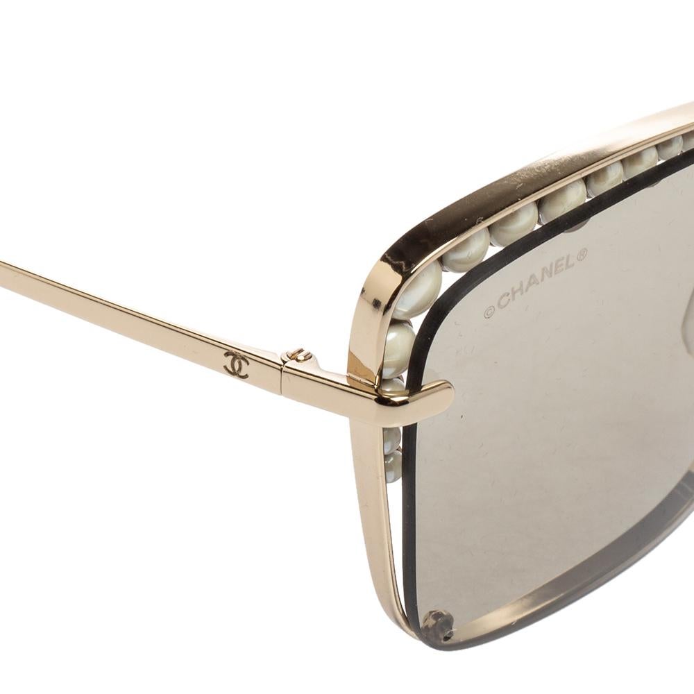 chanel sunglasses with pearl