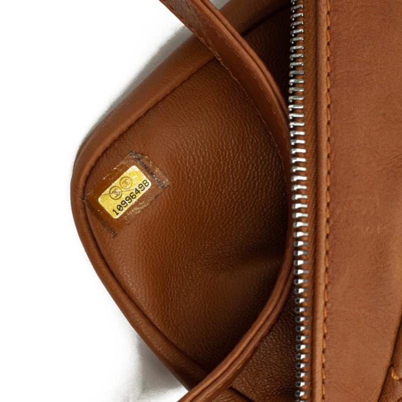 CHANEL Brown Leather Bag 6