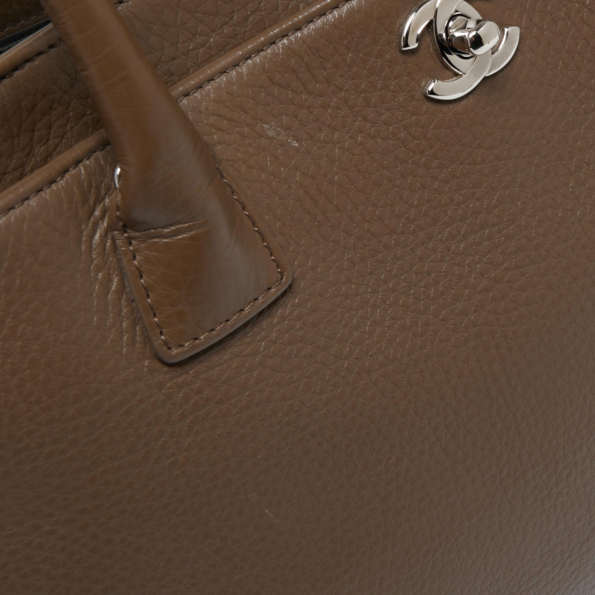 Chanel Brown Leather Executive Cerf Tote 7