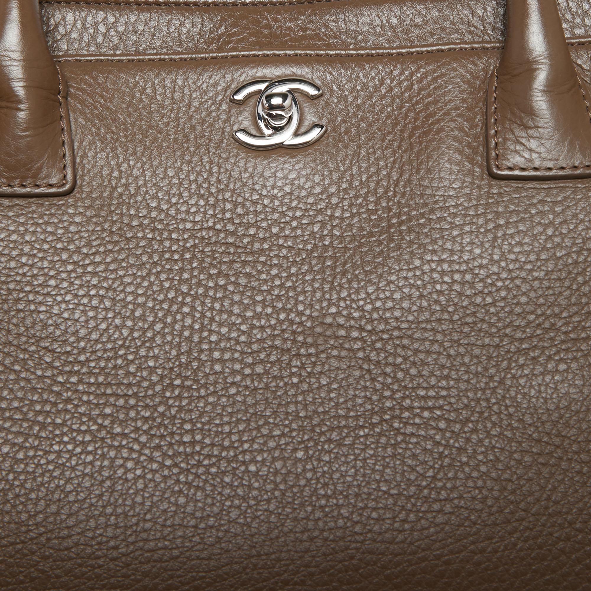 Chanel Brown Leather Executive Cerf Tote 10