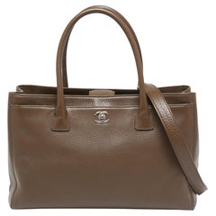 Chanel Brown Leather Executive Cerf Tote