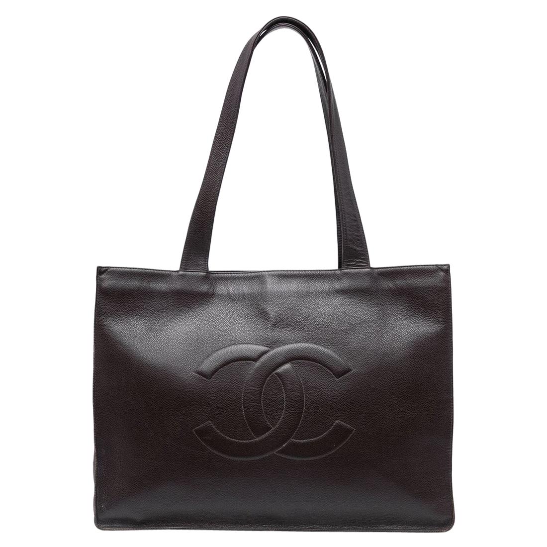 Chanel Brown Leather Tote