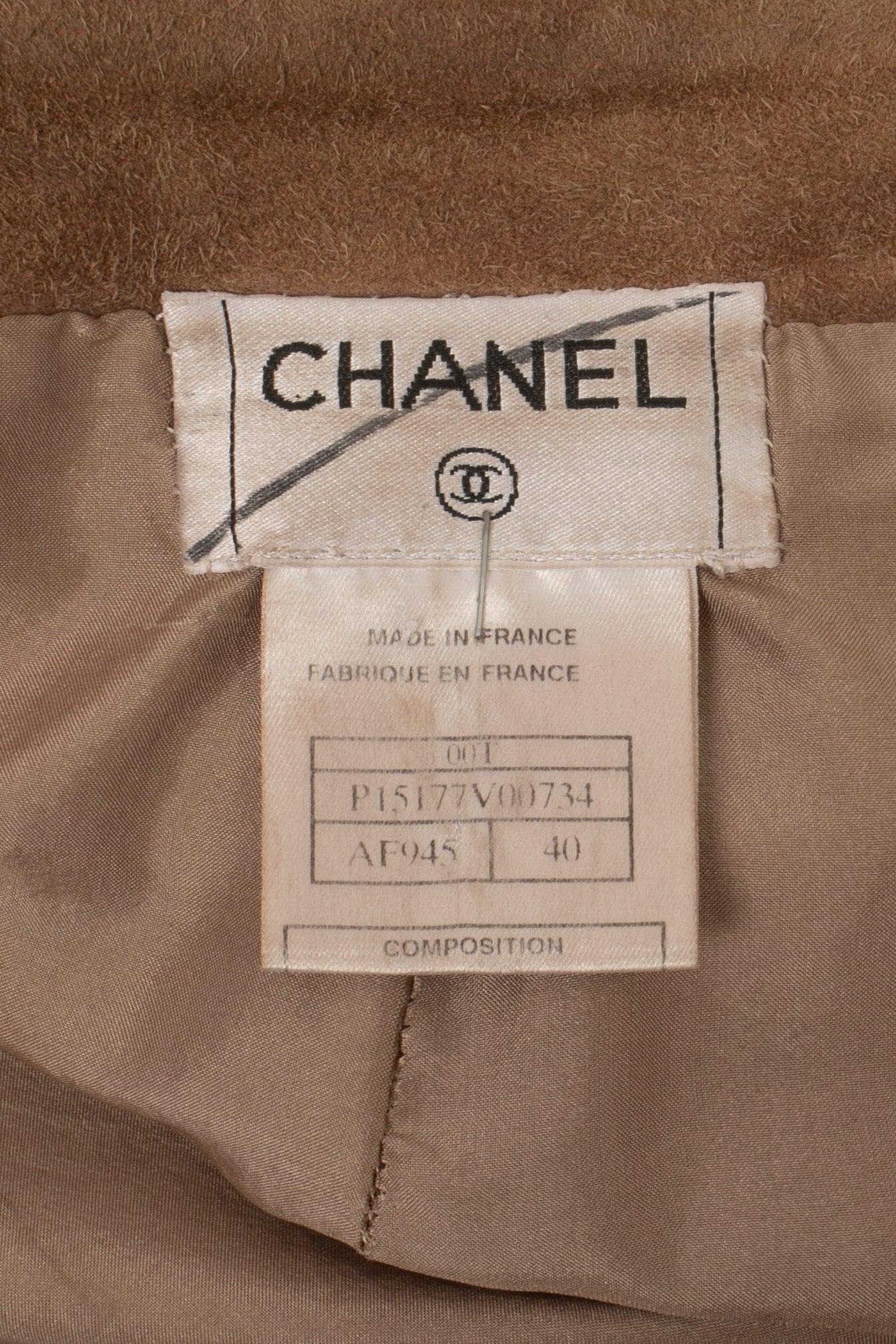 Chanel Brown Leather Trousers 3
