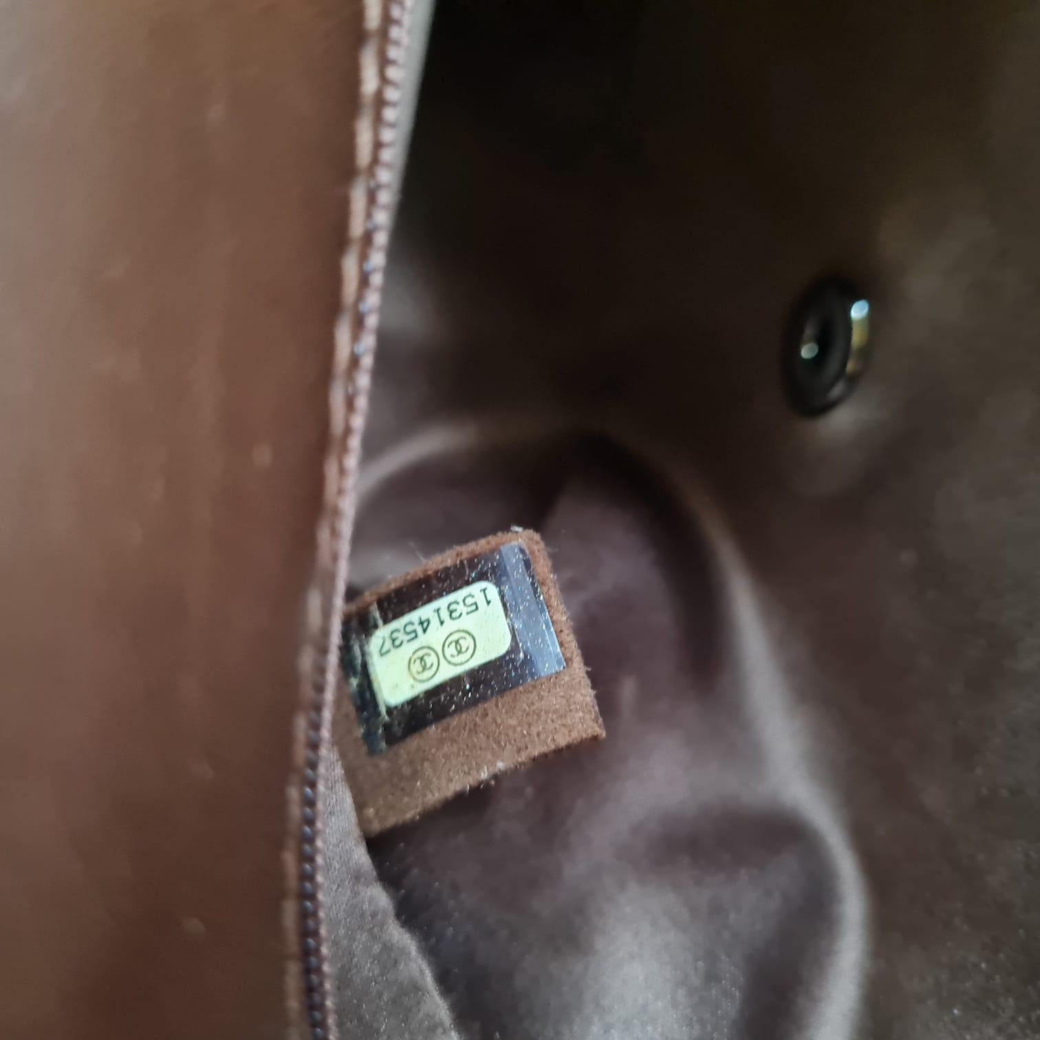 Chanel Brown Medium Patchwork Single Flapbag For Sale 6