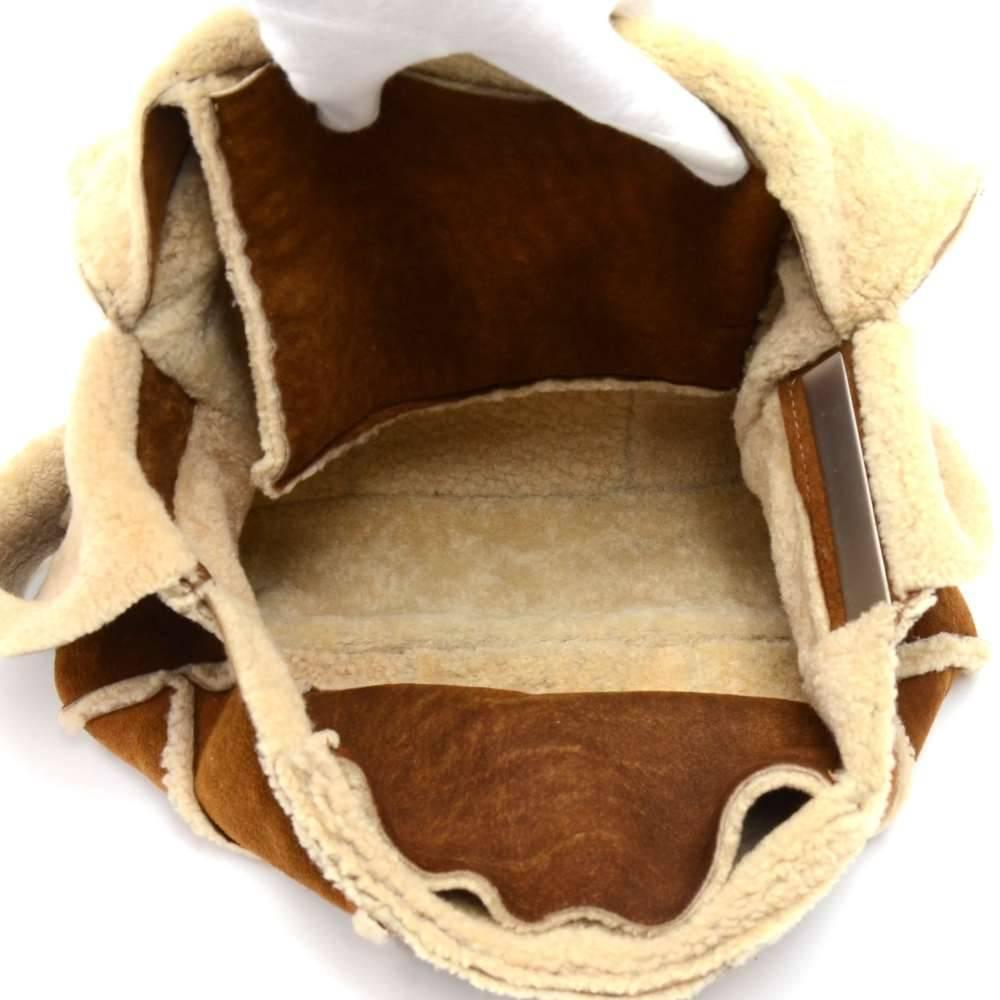 Chanel Brown Mutton Shoulder Flap Bag For Sale 5