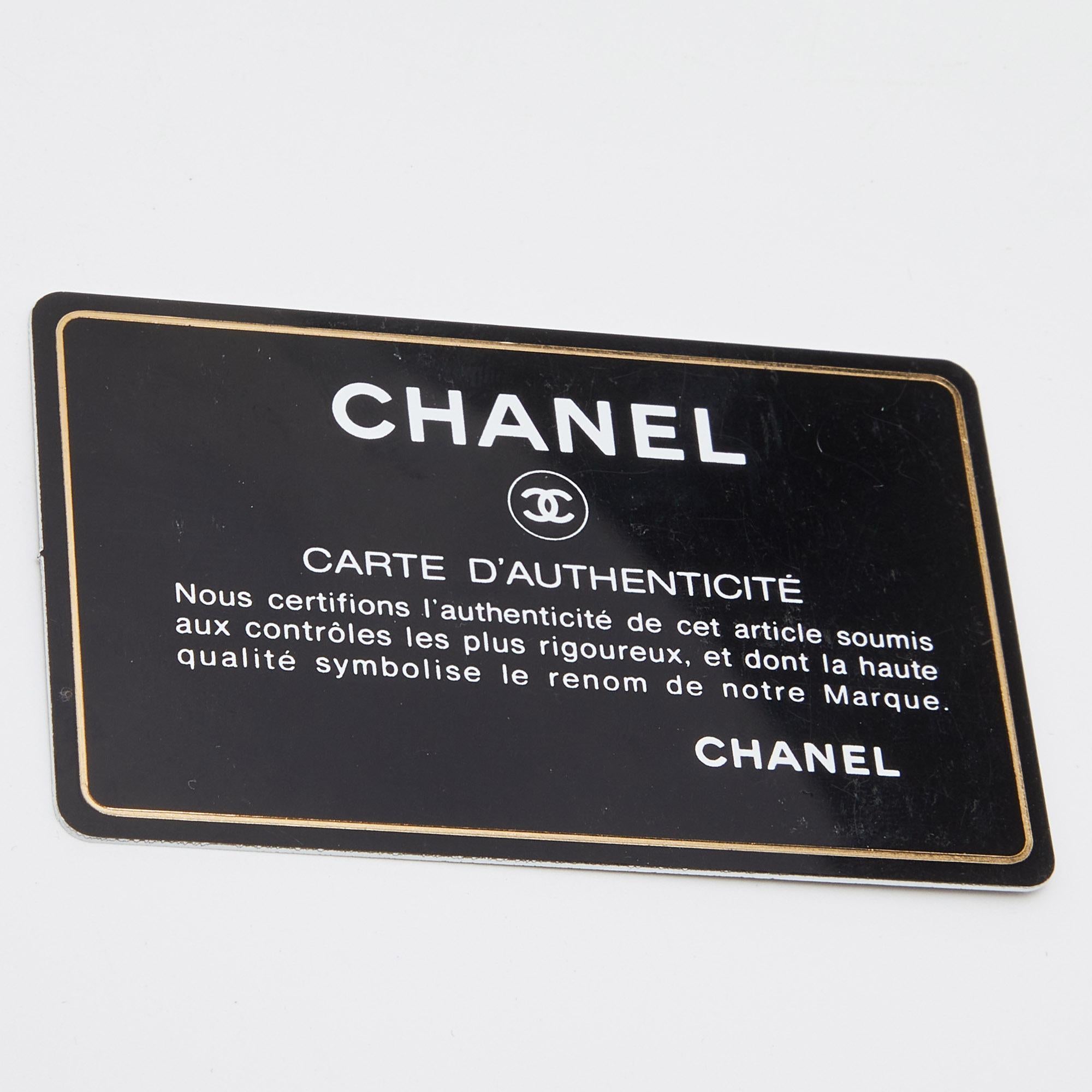 Chanel Brown/Olive Green Quilted Leather Paris-Edinburgh Large Boy Bag 4