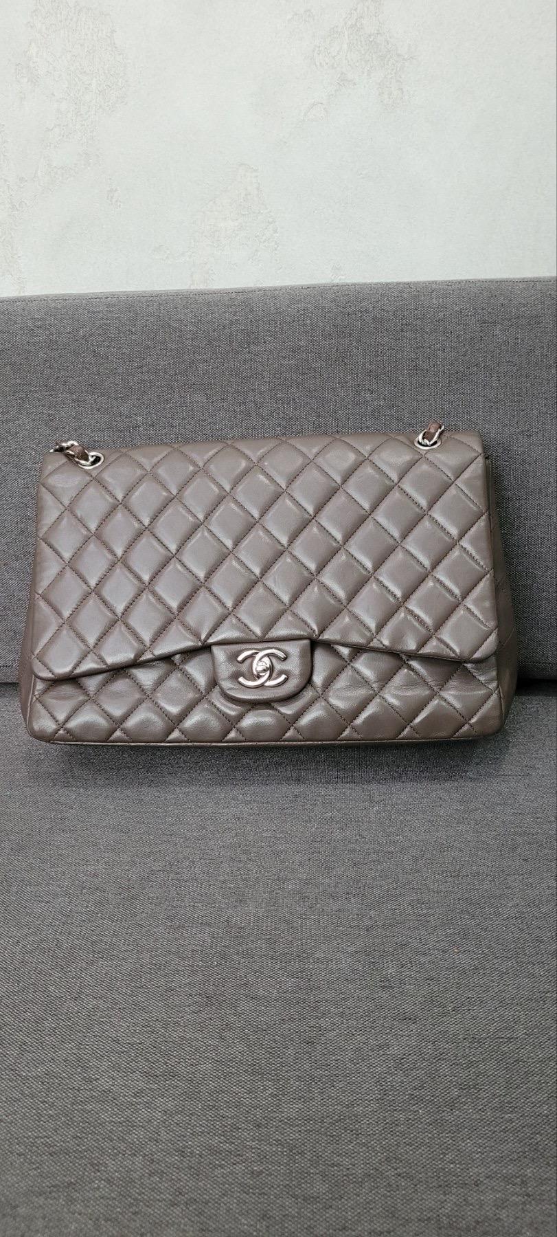 Chanel Brown Quilted Leather Jumbo Classic Single Flap Bag 5