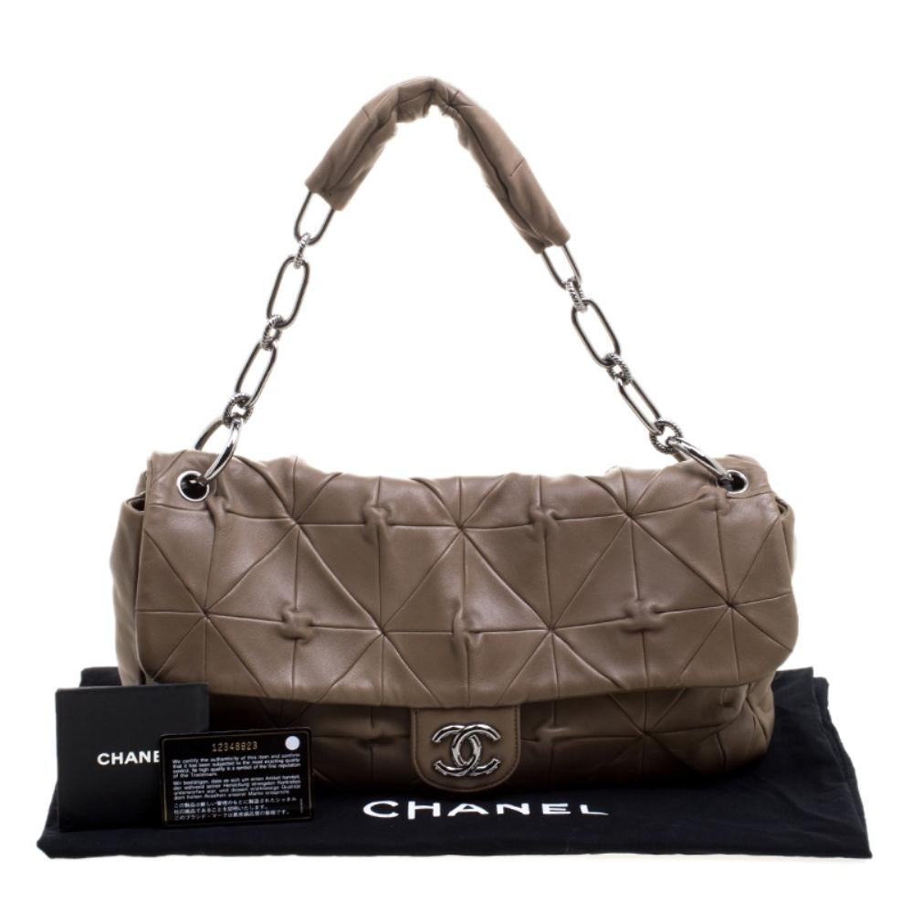 Chanel Brown Quilted Leather Urban Day Flap Shoulder Bag 7