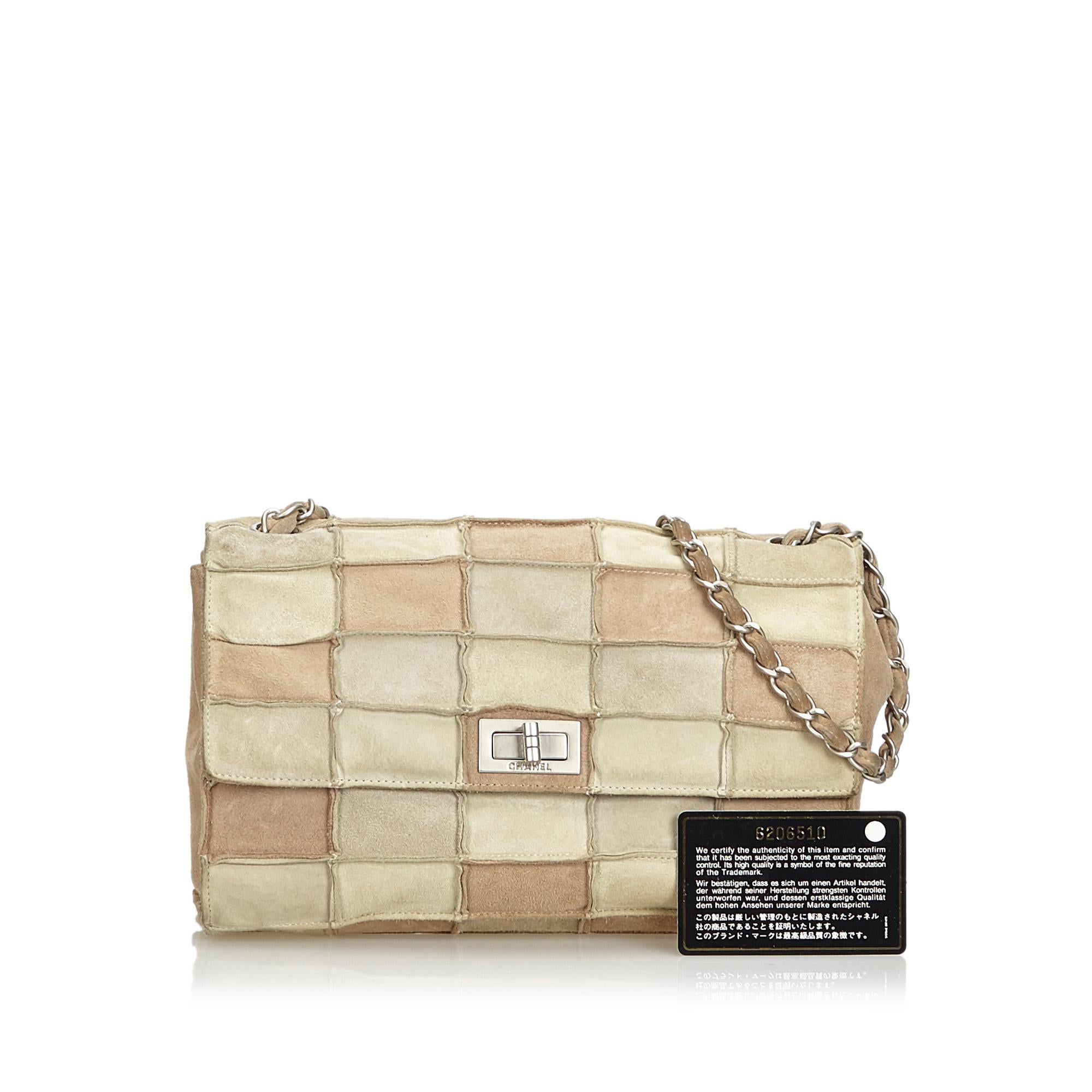 Chanel Brown Reissue Patchwork Flap Bag 10