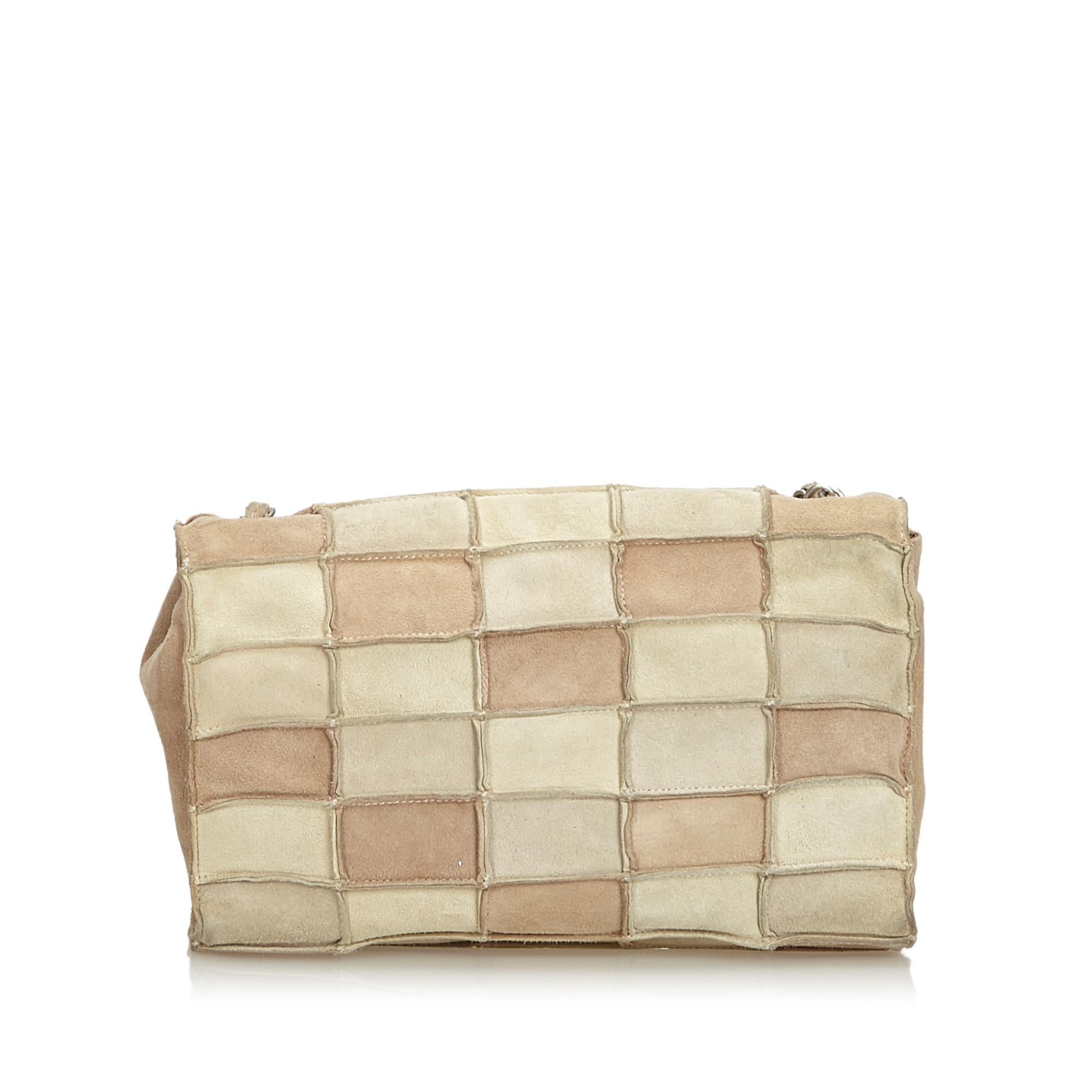 Beige Chanel Brown Reissue Patchwork Flap Bag