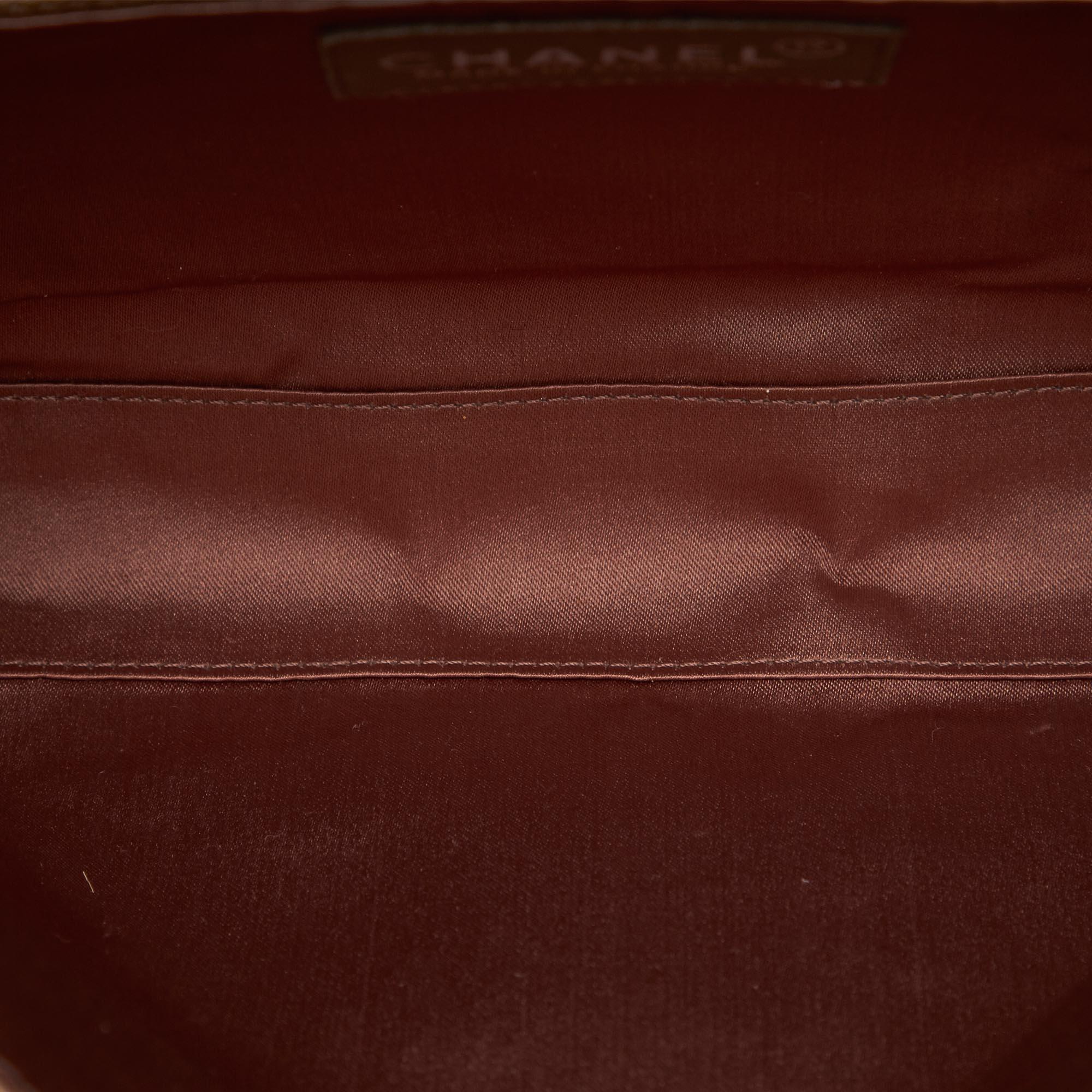 Women's Chanel Brown Reissue Patchwork Flap Bag